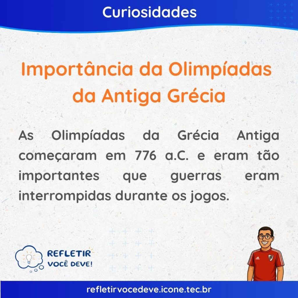 Importância da Olimpíadas da Antiga Grécia