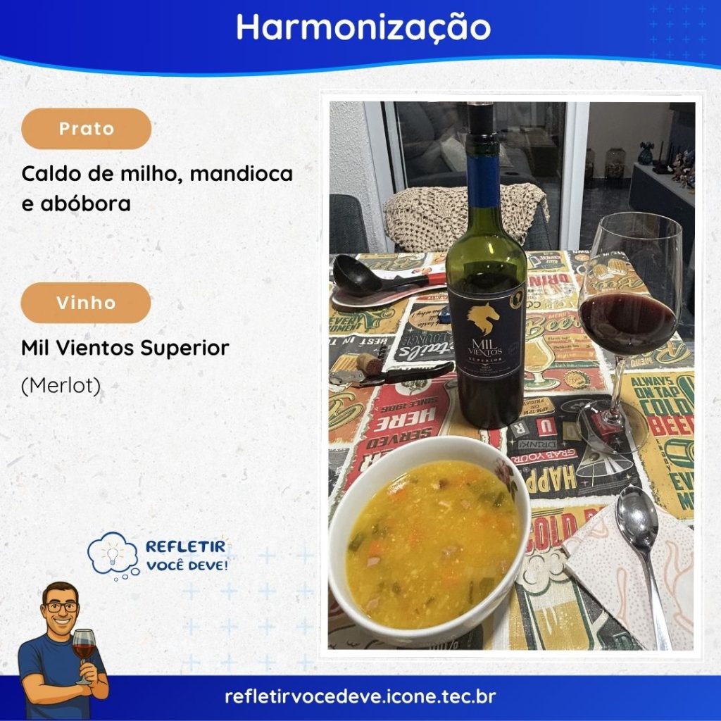 Caldo de milho, mandioca e abóbora